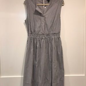 JCrew striped sleeveless dress
